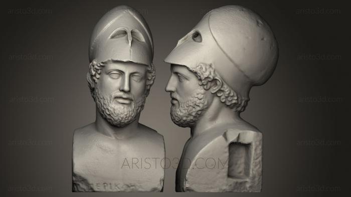 Busts and heads antique and historical (BUSTA_0117) 3D model for CNC machine